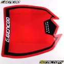 Adesivo típico de placa de farol Yamaha YZ 125, 250 (2015 - 2021) ... Gencod preto e vermelho holográfico