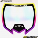 Typical headlight plate sticker Yamaha YZ 125, 250 (2015 - 2021) ... Gencod Sun holographic