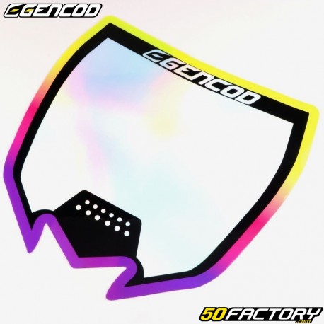 Typical headlight plate sticker Yamaha YZ 125, 250 (2015 - 2021) ... Gencod Sun holographic