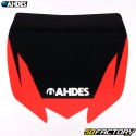 Adhesivo típico para placa de faro Yamaha  YZ XNUMX, XNUMX (XNUMX - XNUMX)... Ahdes negra y roja