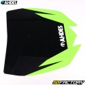 Adhesivo típico para placa de faro Yamaha YZ 125, 250 (2015 - 2021)... Ahdes negra y verde