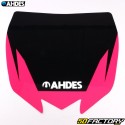Typical headlight plate sticker Yamaha YZ 125, 250 (2015 - 2021)... Ahdes black and pink