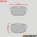 Plaquettes de frein métal fritté Yamaha TT, XT 600... Brembo