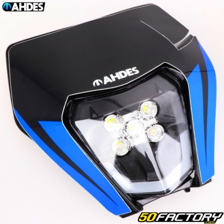 Carenagem de farol tipo KTM EXC (2020 - 2023) com adesivo Ahdes azul