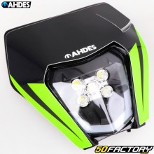 Carenagem de farol tipo KTM EXC (2020 - 2023) com adesivo Ahdes verde