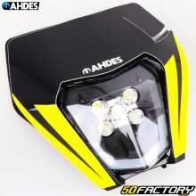 Carenagem de farol tipo KTM EXC (2020 - 2023) com adesivo Ahdes amarelo