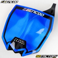 Front plate Yamaha YZ 125, 250 (2015 - 2021) ... Polisport with sticker Gencod holographic blue