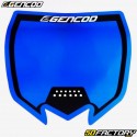 Frontmaske / Startnummerntafel Yamaha  YZ XNUMX, XNUMX (XNUMX - XNUMX) ... Polisport  mit Aufkleber Gencod  holografisches Blau
