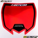 Plaque avant Yamaha YZ 125, 250 (2015 - 2021)... Polisport avec sticker Gencod rouge holographique