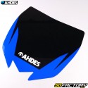 Frontmaske / Startnummerntafel Yamaha  YZ XNUMX, XNUMX (XNUMX - XNUMX) ... Polisport  mit blauem Ahdes-Aufkleber