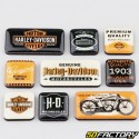 Magnets Harley Davidson (lot de 9)