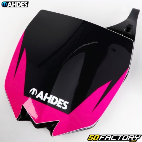 Tabella portanumero Yamaha YZ 125, 250 (2015 - 2021) ... Polisport con adesivo Ahdes rosa