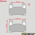 Honda sintered metal brake pads CBR 600, Harley Davidson Fat Boy 1690... Brembo