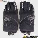 Gants street Ixon Hurricane II homologués CE moto noirs et blancs