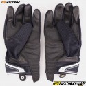 Gants street Ixon MIG II homologués CE moto noirs et blancs