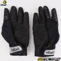 Luvas Hawk Aragon  Motocicleta preta e cinza com aprovação CE