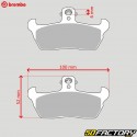 Plaquettes de frein carbone céramique Cagiva Mito 125, Moto-Morini Dart 400, Aprilia Tuareg 600... Brembo