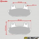 Plaquettes de frein avant carbone céramique Honda CB 450, 650, VT 700, 750 Brembo