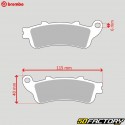 Plaquettes de frein arrière métal fritté Honda GL 1800 Goldwing (2001 - 2017) Brembo