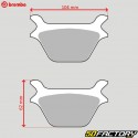 Carbon ceramic rear brake pads Harley Davidson XLH 883 Sportster, FLH 1340 83... Brembo