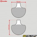 Carbon ceramic front brake pads Harley Davidson XLH 883 Sportster, FLH 1340 83... Brembo