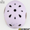 Casco da bicicletta per bambini Wish viola