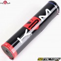 Guidon Ø22 mm avec barre KRM Pro Ride noir et rouge avec mousse