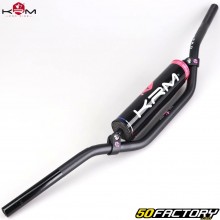 Ø22 mm handlebar with KRM bar Pro Ride black and pink with foam