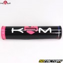 Guiador Ø22 mm com barra KRM Pro Ride preto e rosa com espuma