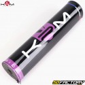 Guiador Ø22 mm com barra KRM Pro Ride preto e roxo com espuma