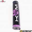 Manubrio Ø22 mm con barra KRM Pro Ride nero e viola con schiuma