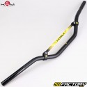 Guiador Ø22 mm com barra KRM Pro Ride preto e amarelo sem espuma