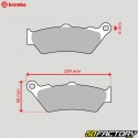 Hintere Bremsbeläge aus gesintertem Metall Yamaha DTX125, Aprilia Pegaso 650, KTM Adventure 990... Brembo