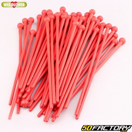 Fios de fio de roçadora Ø4 mm redondos de nylon Weed Lover (pacote com 50)