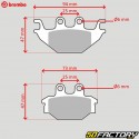 Sintermetallbremsbeläge Yamaha MT 125, Can-Am DS 250, Kymco MXU 500...Brembo Offroad