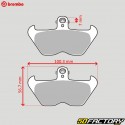 Sintered metal front brake pads BMW R 850 C, R 1100 RS, K 1200 LT... Brembo