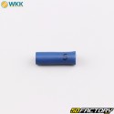 Fully insulated female flat terminals 0.5x2.8 mm WKK blue