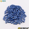 Fully insulated female flat terminals 0.5x2.8 mm WKK blue