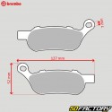 Harley Davidson Fat Boy Sintered Metal Rear Brake Pads, Rockst 1584, Low Rider 1690... Brembo