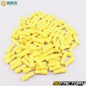 Fully insulated female flat terminals 0.8x6.8 mm WKK yellows