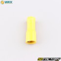 Fully insulated female flat terminals 0.8x6.8 mm WKK yellows