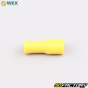 Fully insulated female flat terminals 0.8x6.8 mm WKK yellows