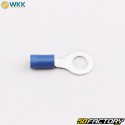 Terminali ad occhiello isolati Ø6.4 mm WKK blu (confezione da 100)