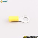 Insulated eyelet terminals Ø6.4 mm WKK yellow (batch of 100)