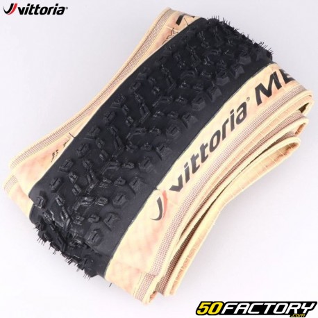 Neumático de bicicleta Vittoria Mezcal III XC 29x2.10 (52-622) Race Laterales TLR beige con varillas flexibles