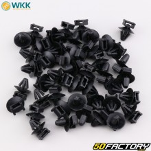 Clips with expansion dowel LCXNUMX WKK  black (pack of XNUMX)