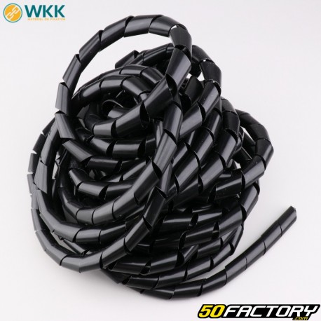 Espiral de protección de cables Ø13 mm WKK Negra