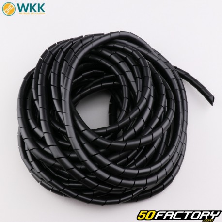 Espiral de protección de cables Ø8.5 mm WKK Negra
