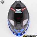 Full face helmet Vito Presto grey, black, blue (ECE 22.06)