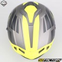 Casco integral Vito Presto gris, negro, amarillo (ECE XNUMX)